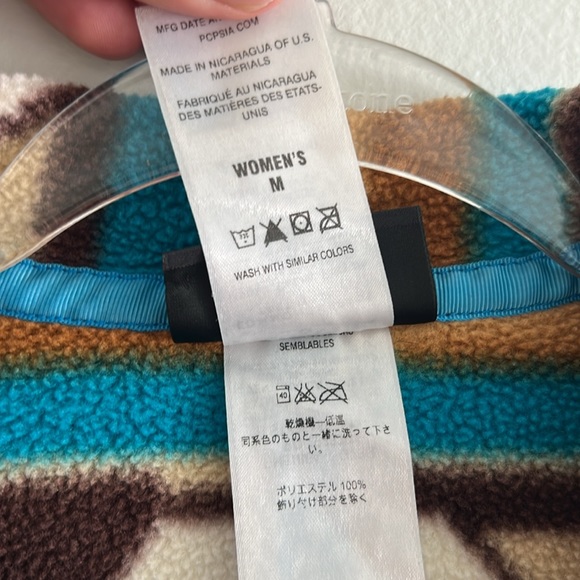 Rare Patagonia Synchilla Guatemalan Tango Brown Bear Pullover Snap-T Fleece - Picture 6 of 10